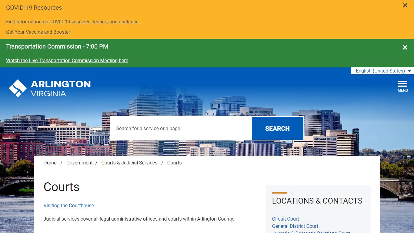 Courts – Official Website of Arlington County Virginia Government