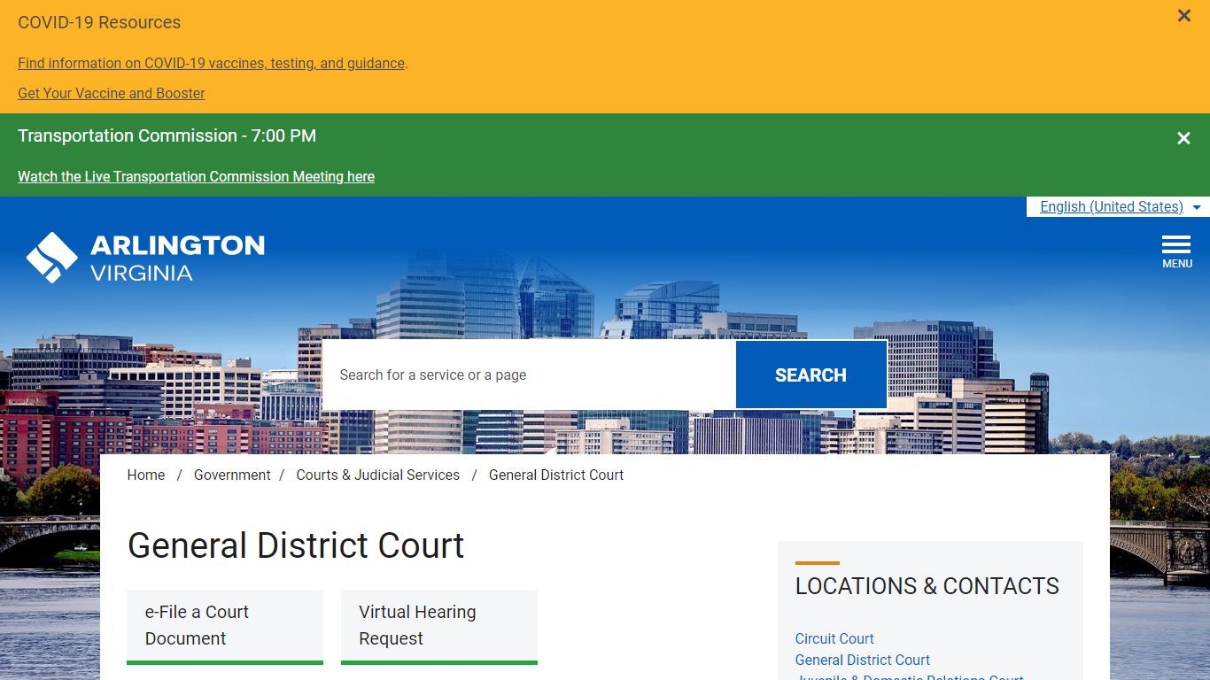 General District Court – Official Website of Arlington County Virginia ...